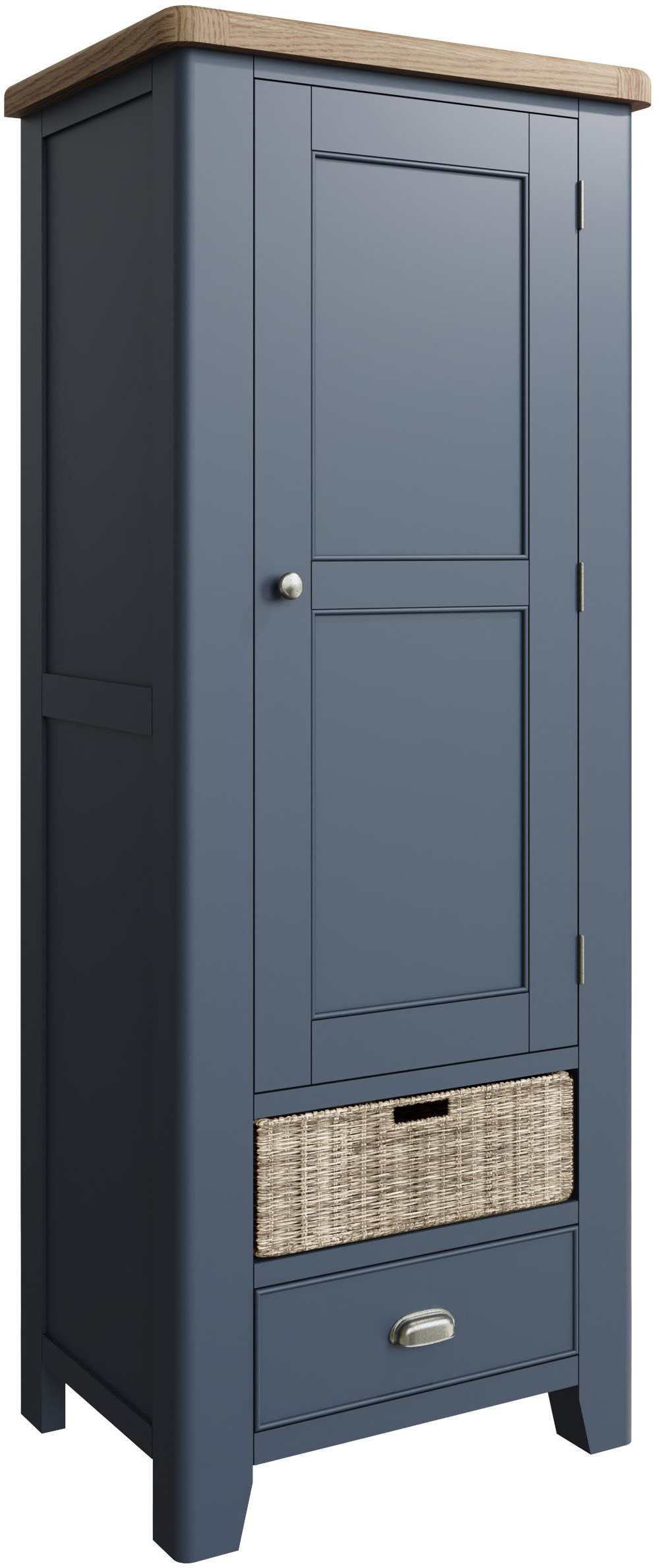 Kettle Interiors Parker Dining Blue Single Larder Unit