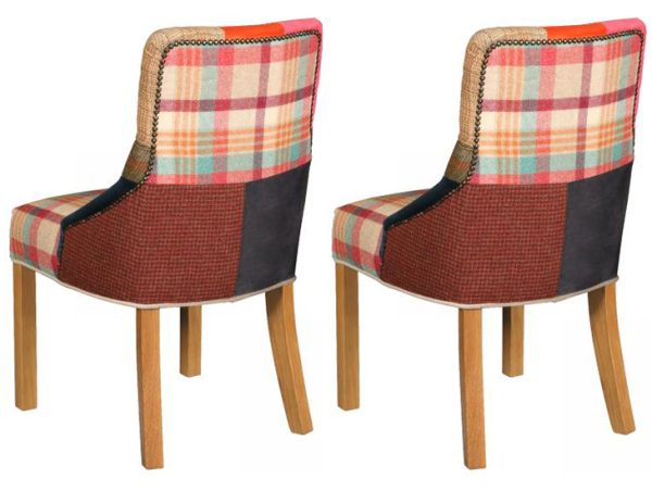 Pair of Carlton Furniture Stanton Chairs Patchwork | Shackletons