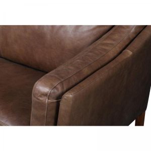 Vintage Sofa Company Malone 3 Seater Fast Track Delivery Espresso Leather | Shackletons