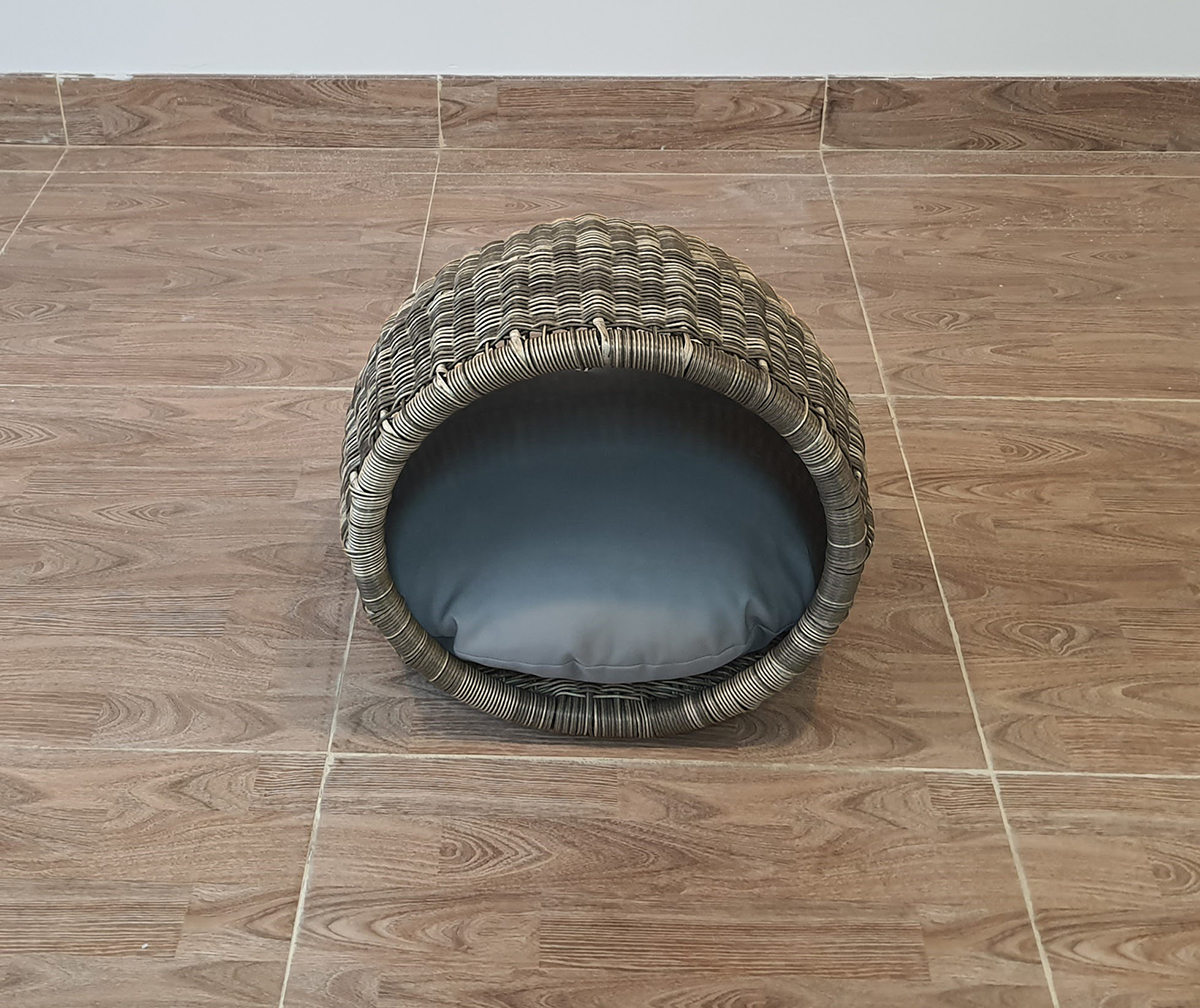 Perfect Pet Beds Igloo in Sandstone with Natural Cushion