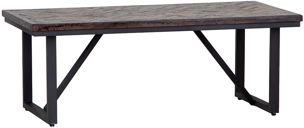 Kettle Interiors BA Coffee Table - Teak & Iron