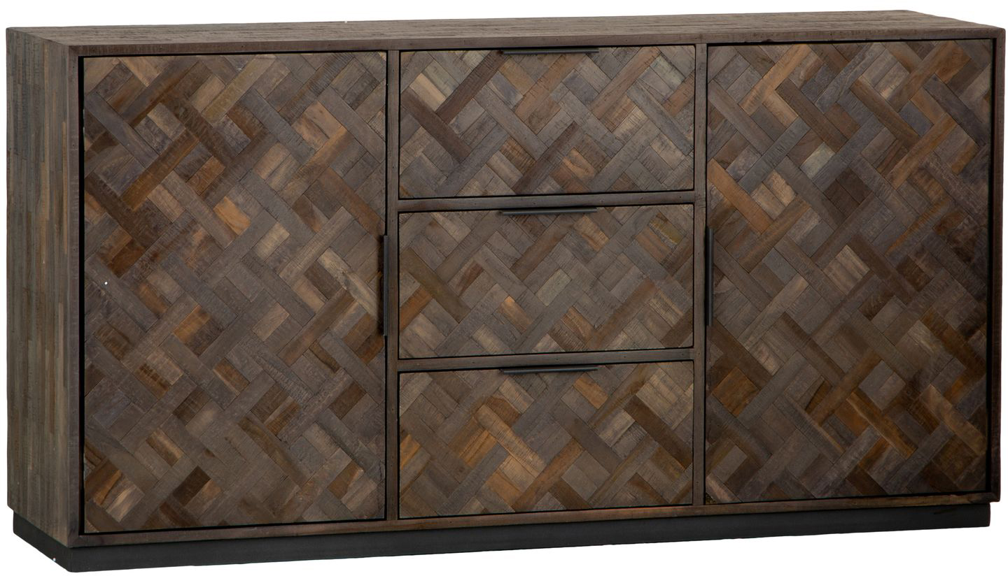 Kettle Interiors BA Large Sideboard - Teak & Iron