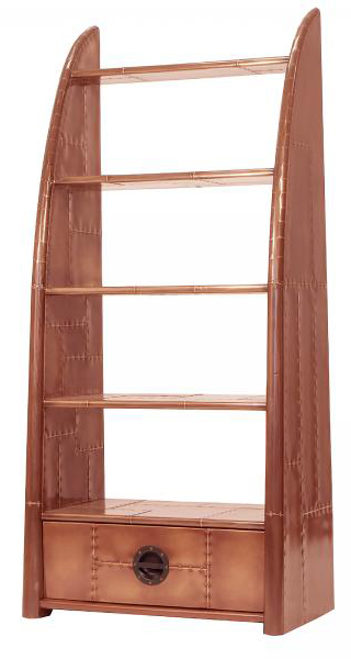 Carlton Furniture - Aviator Bookcase - Copper