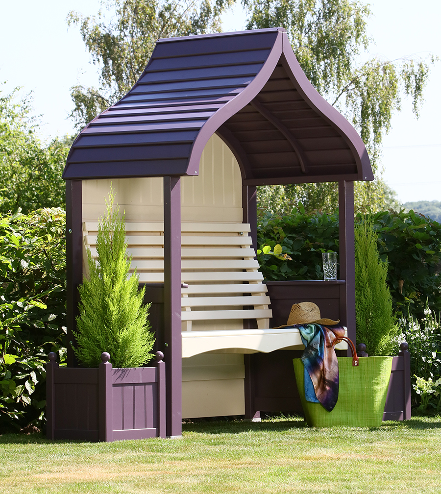 AFK Garden Products Orchard Arbour Lavender and Cream