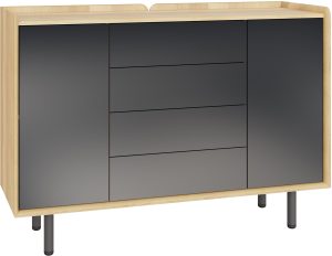 Bell Stocchero Balto Large Sideboard Anthracite | Shackletons