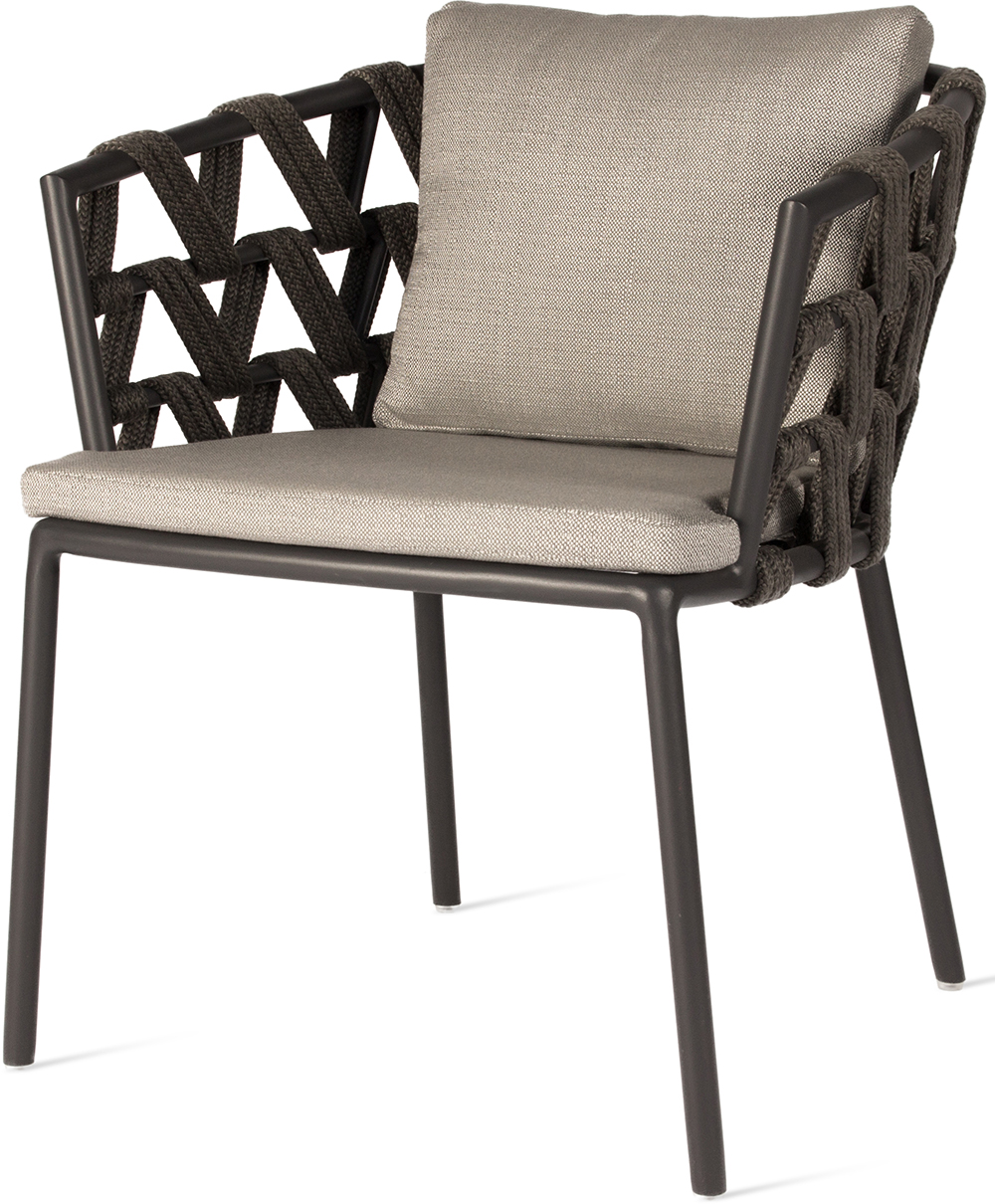 Vincent Sheppard Leo Dining Chair Lava Quick Ship Set Zinc