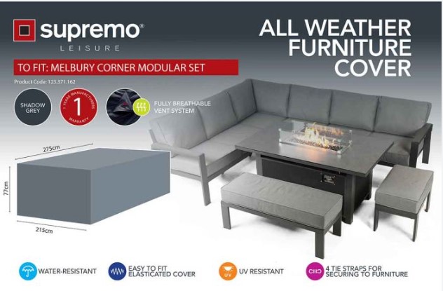 Supremo Melbury Corner Modular Set Furniture Cover | Shackletons