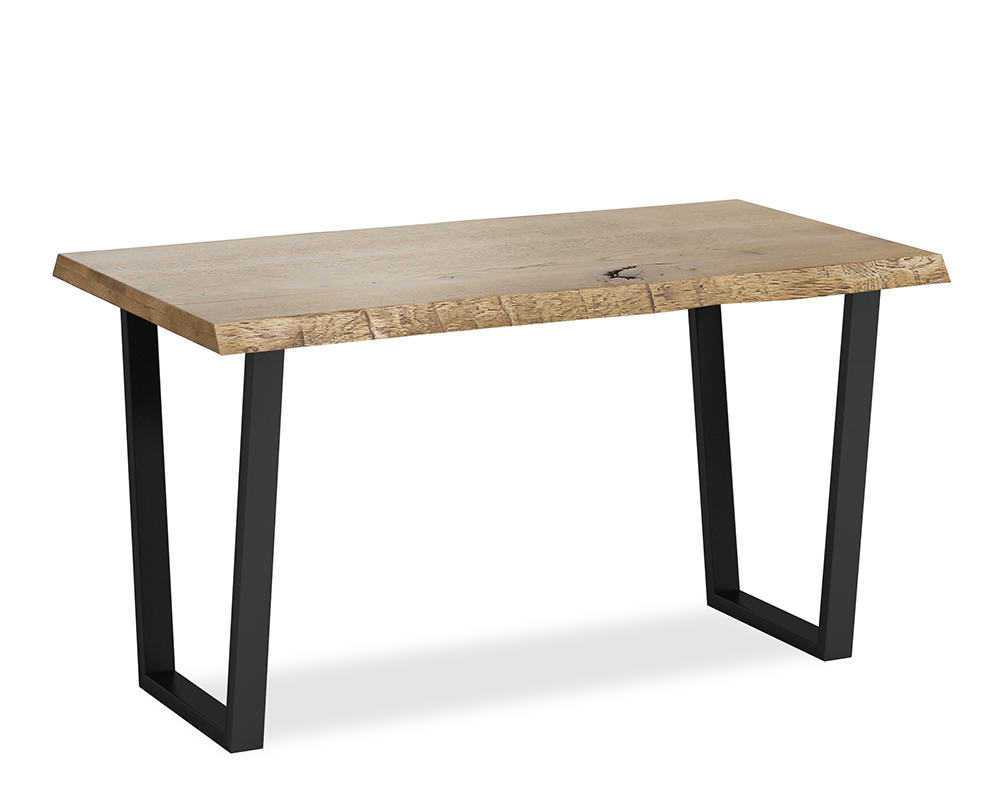 Corndell Furniture Euston 1400 Dining Table with Metal Legs - Waxed Oak