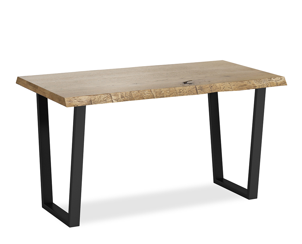 Corndell Furniture Euston 1400 Dining Table with Metal Legs Waxed Oak | Shackletons