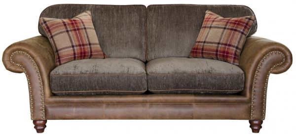 Alexander & James Hudson Standard Back 2 Seater Sofa Jin Brown