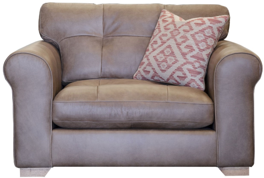 Alexander & James Pemberley Snuggler Chair Standard Back in Indiana Tan