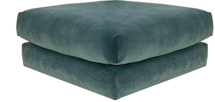 Alexander & James Summerton Footstool  in Biba Haze