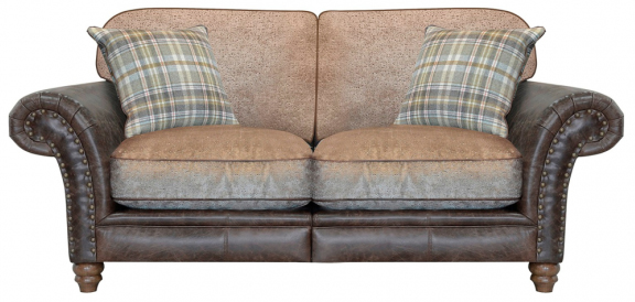 Alexander & James Hudson Standard Back 2 Seater Sofa Satchel Nutmeg