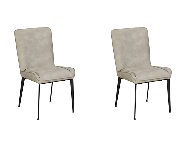 Pair of Baker Rebecca Dining Chairs Misty