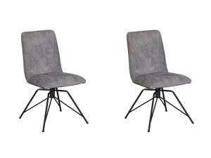Pair of Baker Lola Dining Chairs Grey | Shackletons