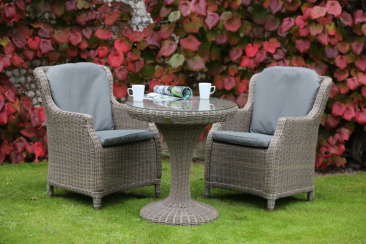 4 Seasons Outdoor Brighton Bistro in Pure Weave | Shackletons