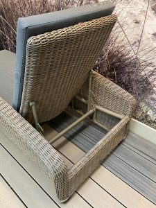 4 Seasons Outdoor Somerset Single Sunbed in Pure Weave | Shackletons