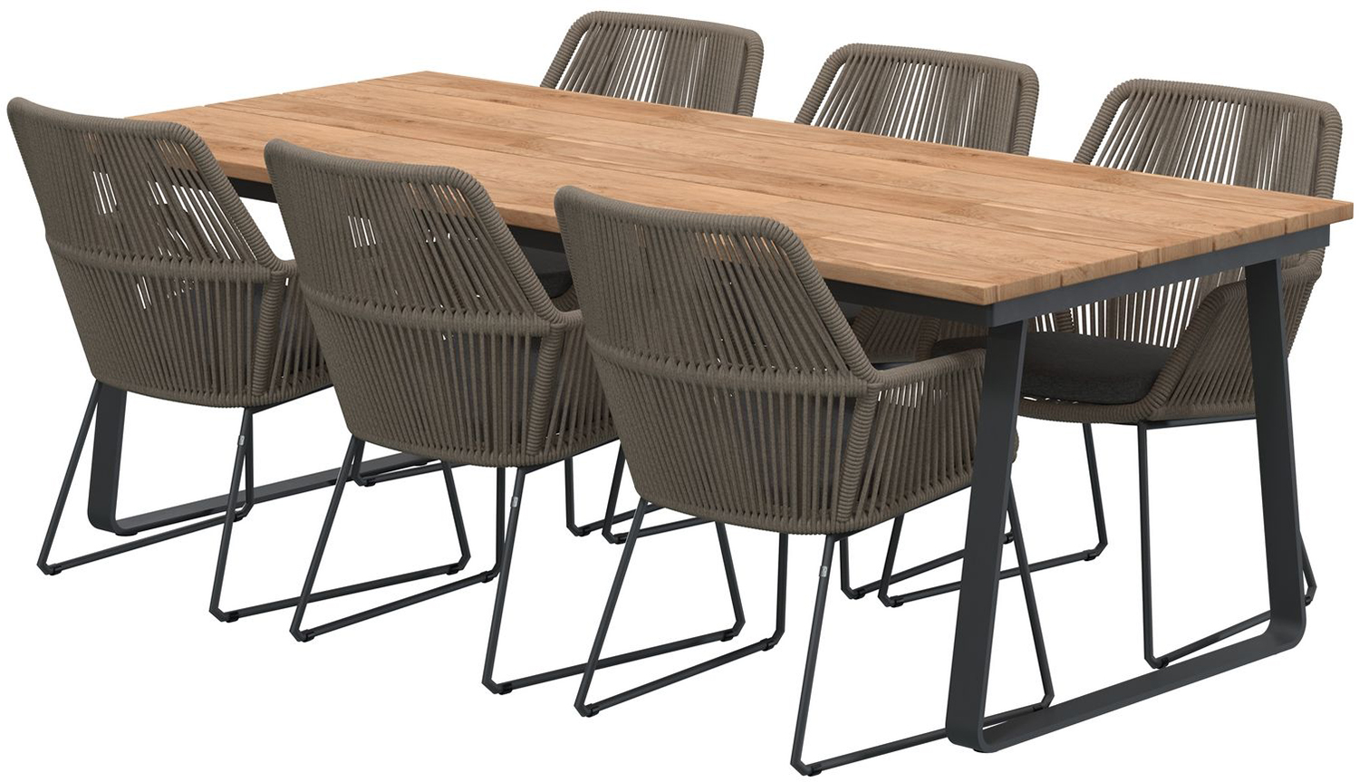 4 Seasons Outdoor Ramblas 6 Seat Dining Set