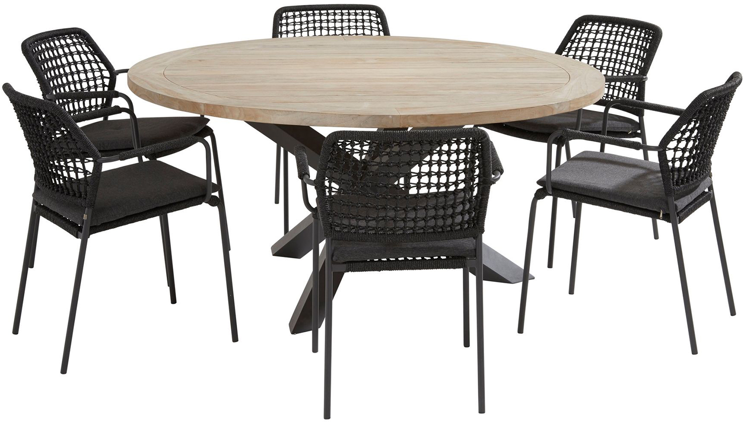 4 Seasons Outdoor Barista 6 Seat Dining Set