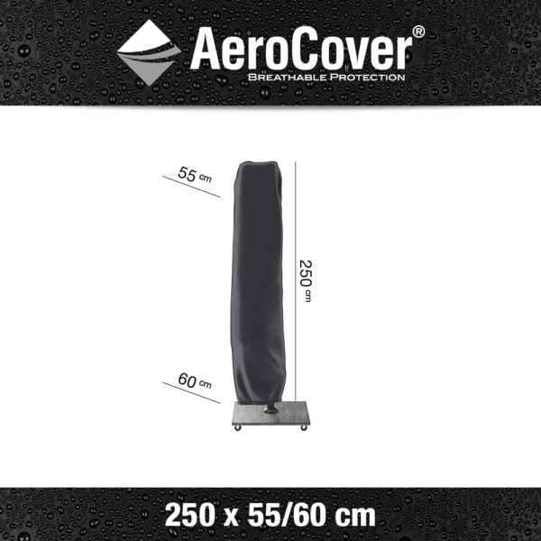 Free Arm Parasol Aerocover 60cm x 250cm