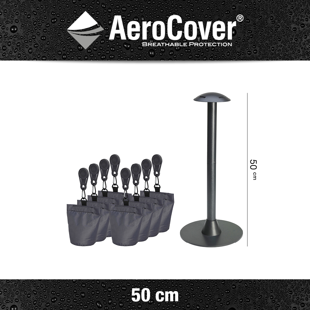 Cover Support Pole Set - 24cm x 10cm x 20cm