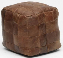 Bean Bag Cube in 3L Cerato Leather