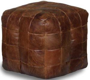 Vintage Sofa Company Bean Bag Cube 3L Cerato Leather | Shackletons