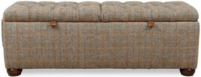 Tetrad Eriskay Bedding Box in Bracken Herringbone Fabric