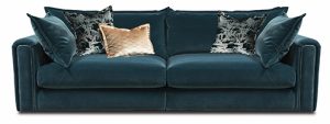 Alexander  James Summerton 4 Seater Split Sofa in Biba Haze | Shackletons