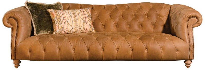 Tetrad Matisse Midi Sofa in Rancho Hide Cognac Leather