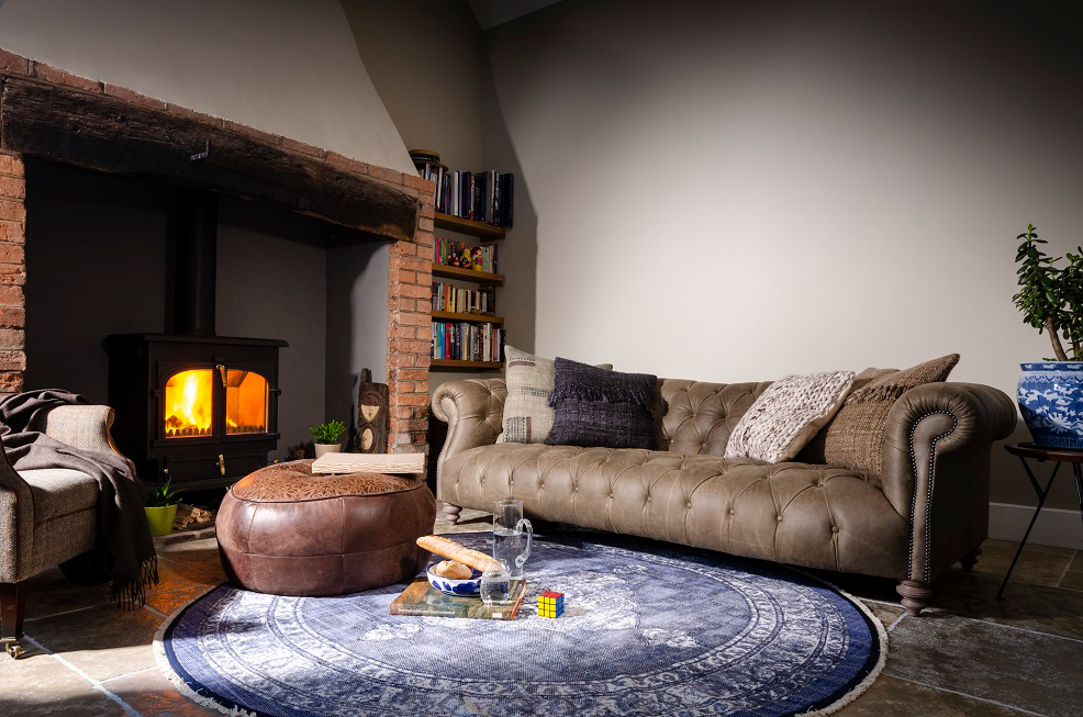 Tetrad leather chesterfield sofa discount
