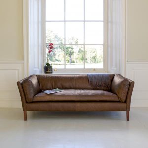 Vintage Sofa Company Bugsy Compact 2 Seat Sofa in Espresso Leather | Shackletons