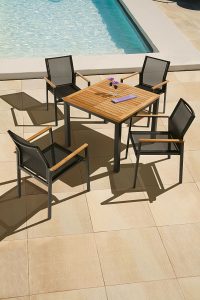 Barlow Tyrie Aura 4 Seat Dining Set | Shackletons