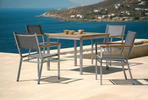 Barlow Tyrie Equinox 4 Seat Dining Set | Shackletons