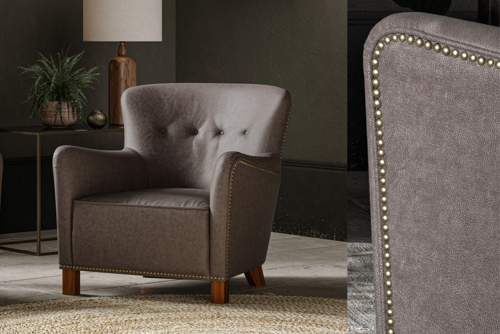 Alexander & James Stockholm Chair in Soul Graphite