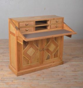 Carlton Furniture Welbeck Campaign Desk with Marble Inlay | Shackletons