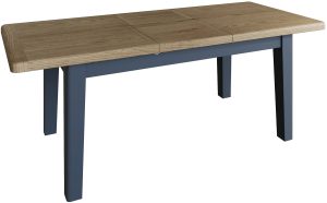 Kettle Interiors Parker Dining Blue 18m Butterfly Extending Table | Shackletons