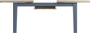Kettle Interiors Parker Dining Blue 18m Butterfly Extending Table | Shackletons