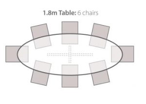 Carlton Furniture Barkington 2400 Oval Table | Shackletons