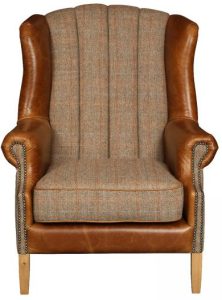 Vintage Sofa Company Fluted Wing Armchair | Shackletons