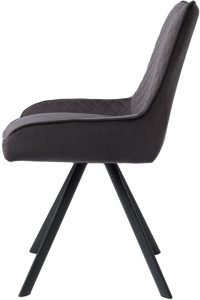 Baker Furniture Brooke Chairs in Grey Velvet | Shackletons