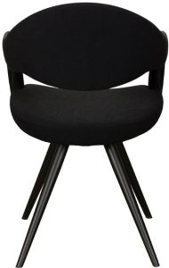 Baker Furniture Jasmine Chairs in Black Velvet | Shackletons