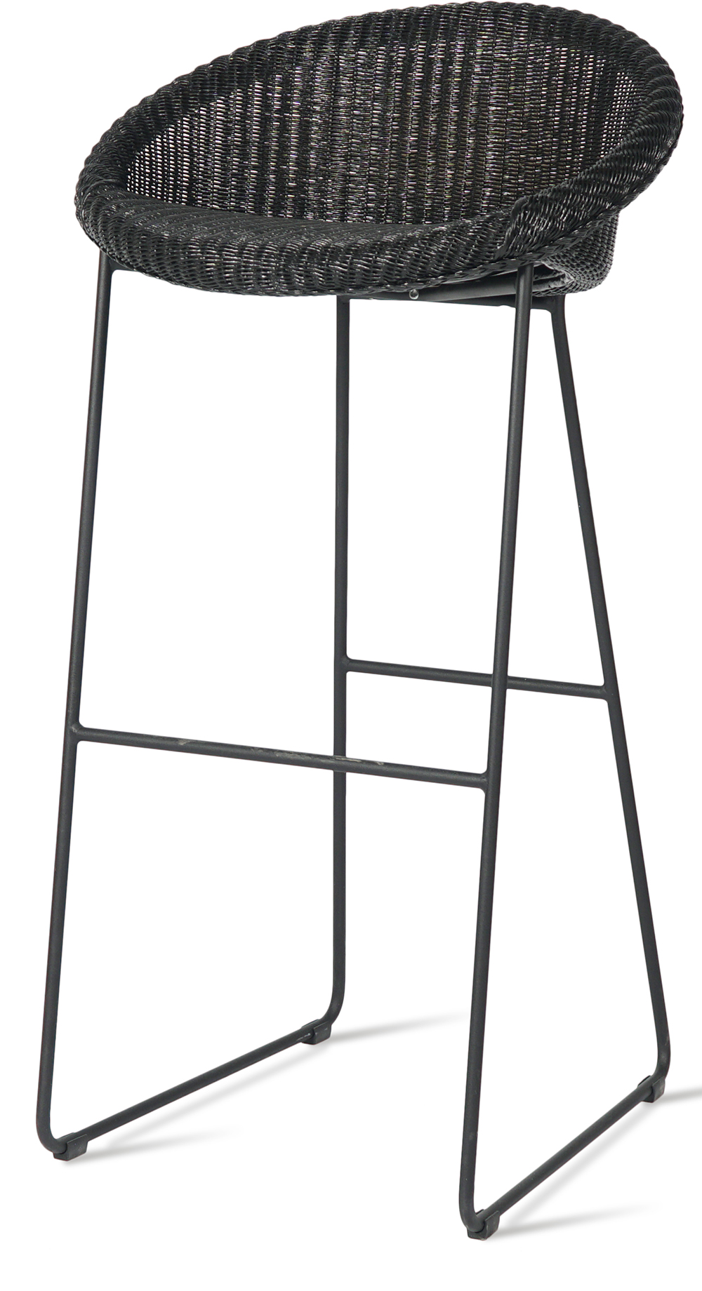 Vincent Sheppard Joe Bar Stool Black Sled Base Black