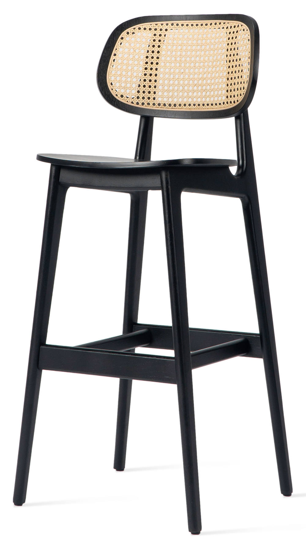 Vincent Sheppard Titus Bar Stool Black Stained Oak