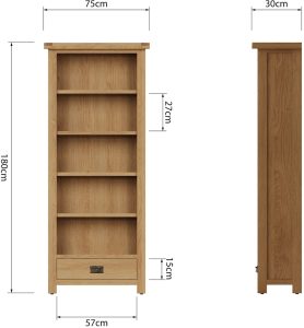 Kettle Interiors CO Medium Bookcase | Shackletons
