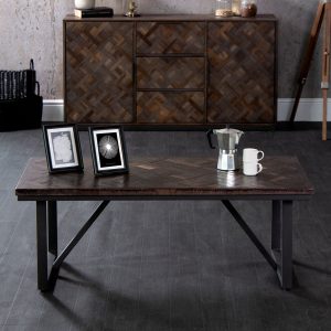 Kettle Interiors BA Coffee Table Teak Iron | Shackletons