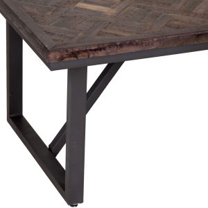 Kettle Interiors BA Coffee Table Teak Iron | Shackletons