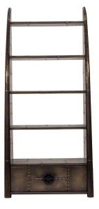 Carlton Furniture   Aviator Bookcase   Vintage Brass | Shackletons