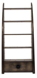 Carlton Furniture Aviator Bookcase Vintage Brass | Shackletons