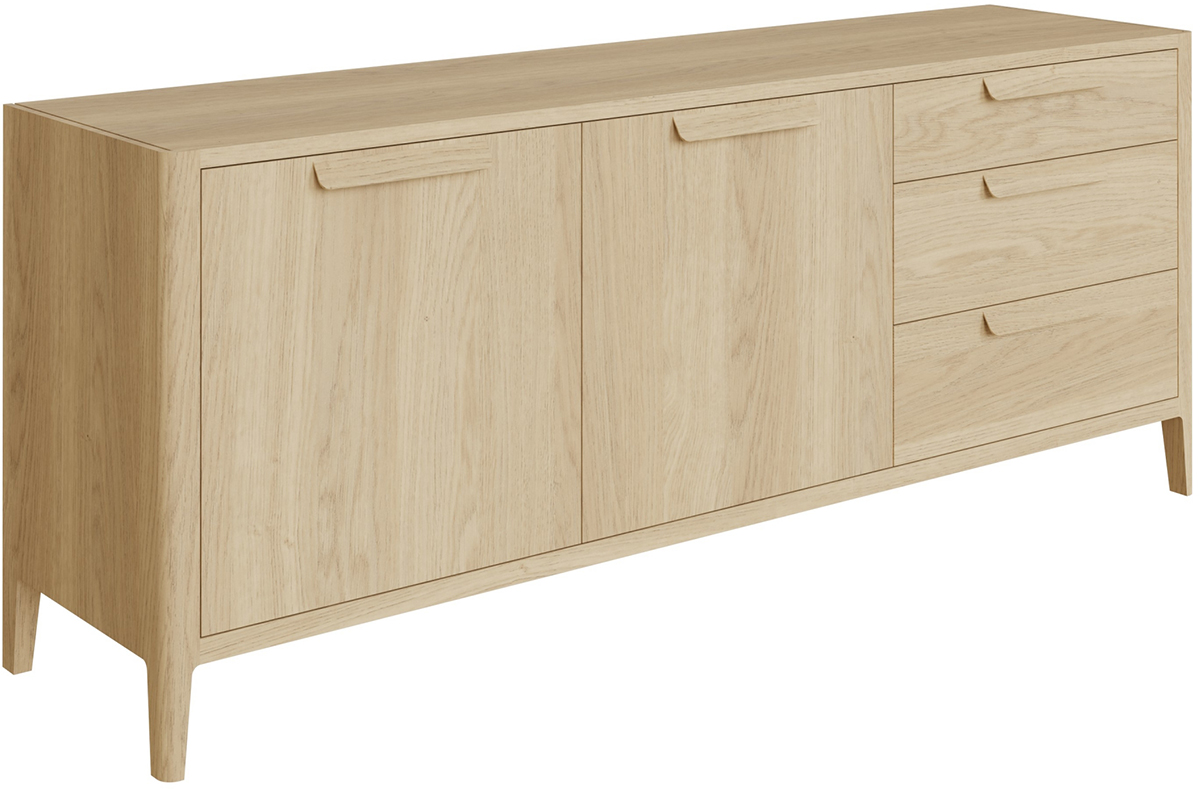 Carlton Furniture Andersson 2 Door 3 Drawer Sideboard